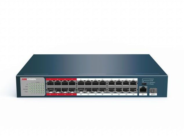 Hikvision DS-3E0326P-E/M Неуправляемый PoE-коммутатор