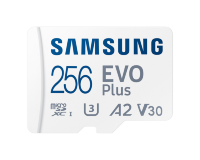 Micro SecureDigital 256Gb Samsung MB-MC256KA/RU EVO PLUS + adapter 