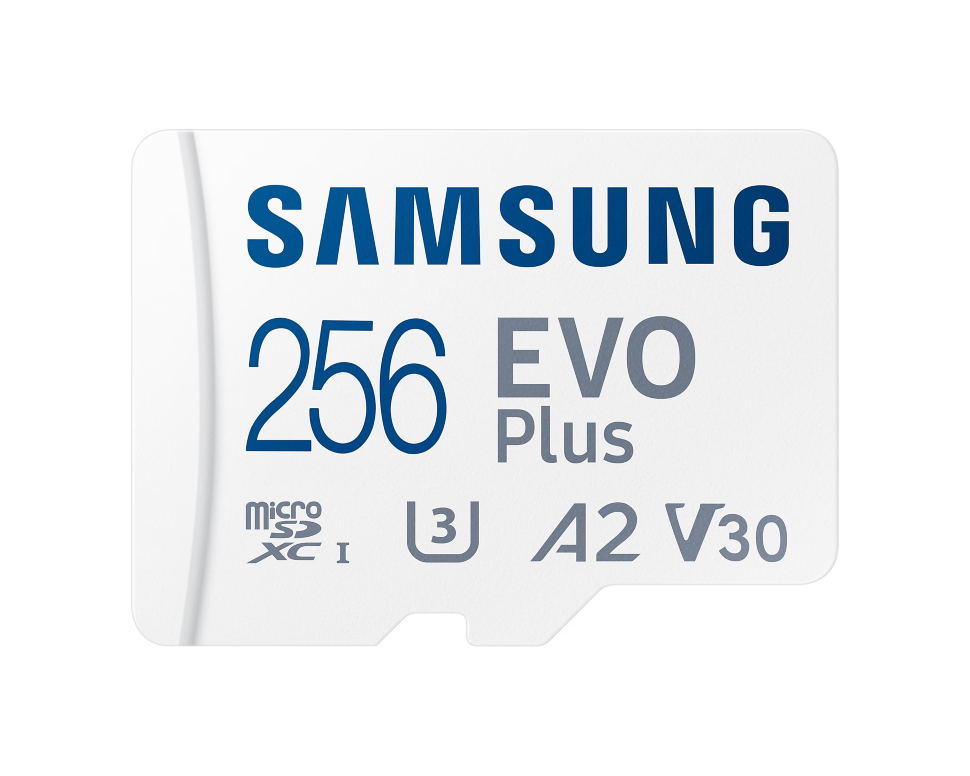 Micro SecureDigital 256Gb Samsung MB-MC256KA/RU EVO PLUS + adapter 