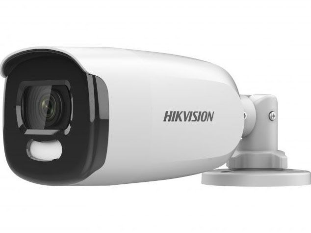 Hikvision DS-2CE12HFT-F 3.6 мм 5 Мп уличная цилиндрическая HD-TVI камера с LED подсветкой до 40 м и технологией ColorVu