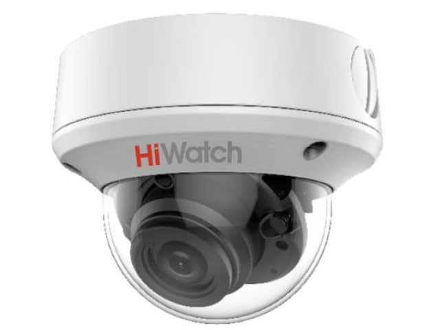 HiWatch DS-T508 5 Мп уличная купольная HD-TVI камера с EXIR-подсветкой до 40 м