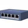 Hikvision DS-3E0505P-E Неуправляемый PoE-коммутатор