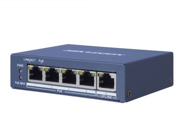 Hikvision DS-3E0505P-E Неуправляемый PoE-коммутатор