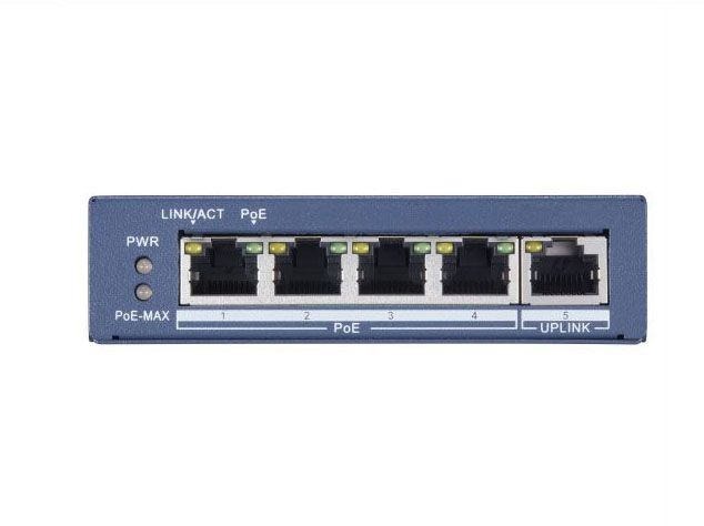 Hikvision DS-3E0505P-E Неуправляемый PoE-коммутатор