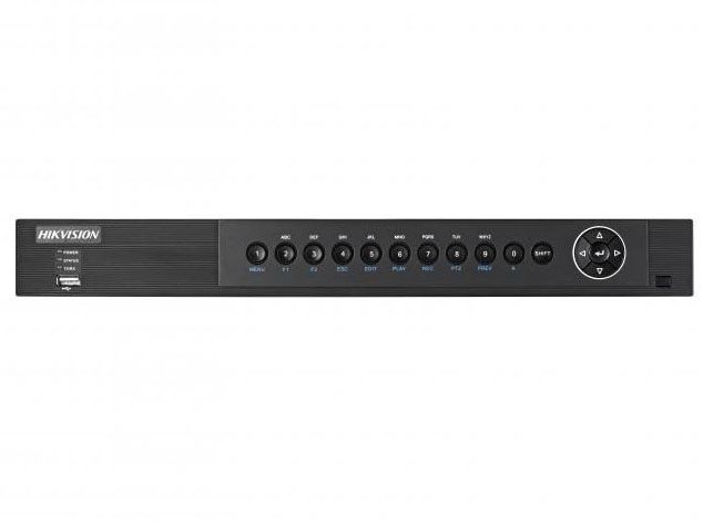 Hikvision DS-7204HQHI-F1/N 4-х канальный гибридный HD-TVI регистратор для аналоговых/ HD-TVI и AHD камер + 1 канал IP@2 Мп