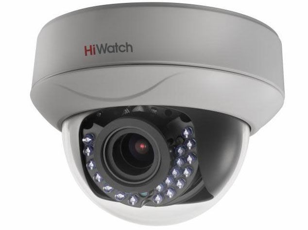 HiWatch DS-T207P 2 Мп купольная HD-TVI видеокамера с ИК-подсветкой до 30 м с PoC