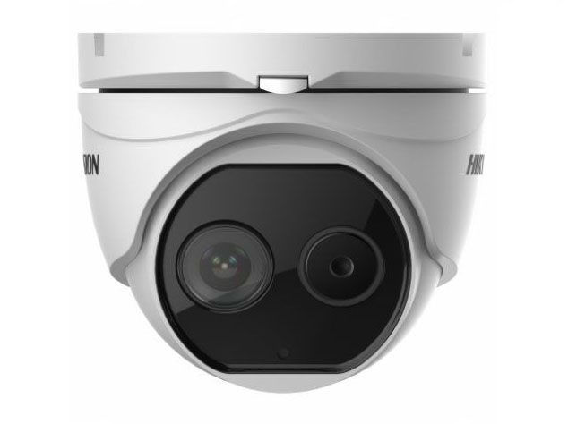 Hikvision DS-2TD1217-3/PA Двухспектральный купольный тепловизор с алгоритмом глубокого обучения