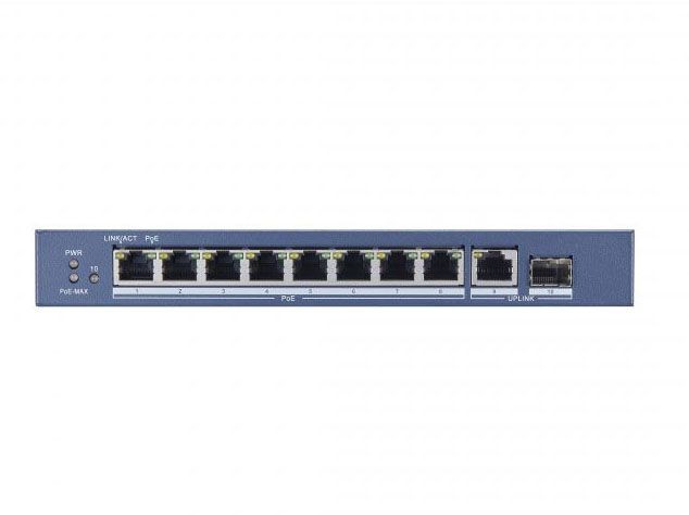 Hikvision DS-3E0510P-E Неуправляемый PoE-коммутатор