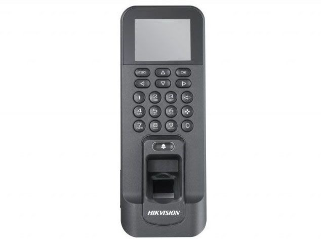 Hikvision DS-K1T803EF Терминал доступа со встроенными считывателями EM карт и отпечатков пальцев