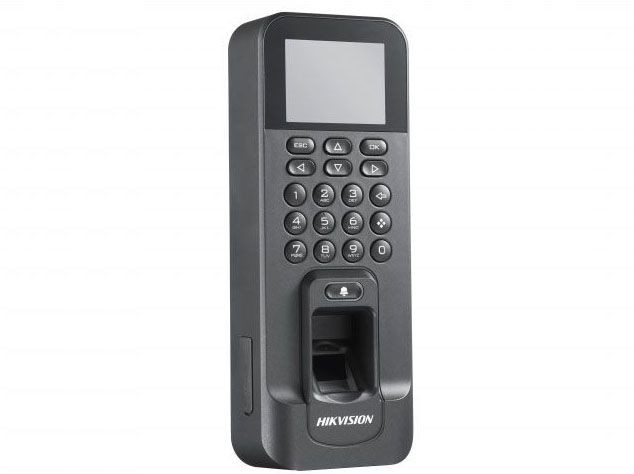 Hikvision DS-K1T803MF Терминал доступа со встроенными считывателями Mifare карт и отпечатков пальцев