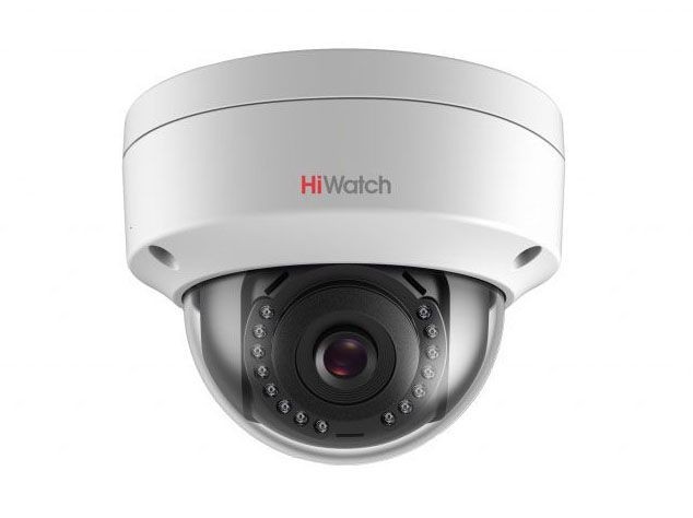 HiWatch DS-I252 6 мм @F2.0 2 Мп купольная IP-видеокамера с ИК-подсветкой до 30 м