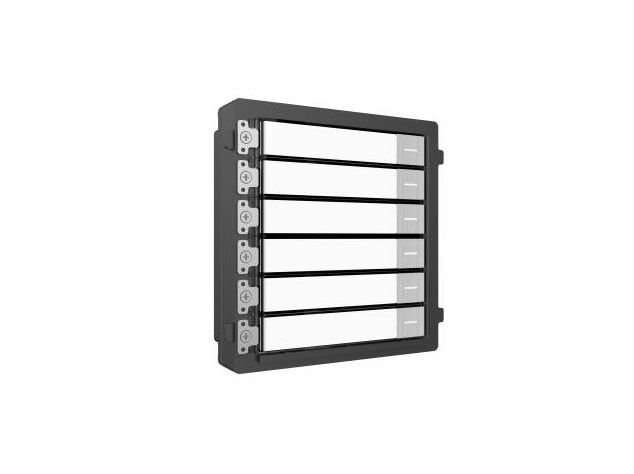 Hikvision DS-KD-KK/S Модуль на 6 абонентов с подсветкой