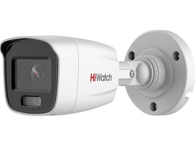 HiWatch DS-I250L 4 мм 2 Мп цилиндрическая IP-видеокамера с технологией ColorVu