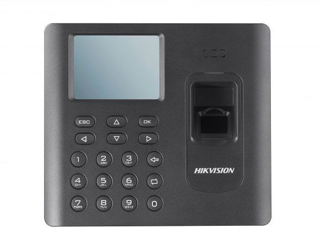 Hikvision DS-K1A801EF Терминал доступа со встроенными считывателями EM карт и отпечатков пальцев