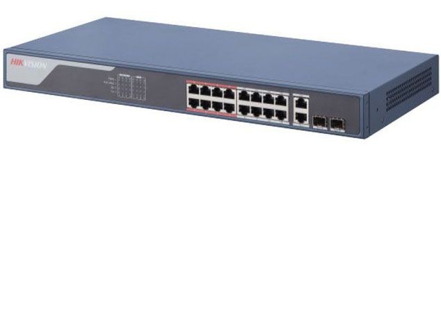 Hikvision DS-3E1318P-SI Интеллектуальный управляемый коммутатор с 16 x 100 Мбит/с PoE-портами