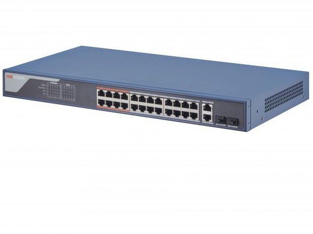 Hikvision DS-3E1326P-SI Интеллектуальный управляемый коммутатор с 24 x 100 Мбит/с PoE-портами
