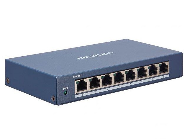 Hikvision DS-3E1508-EI Интеллектуальный управляемый коммутатор с 8 x Gigabit портами