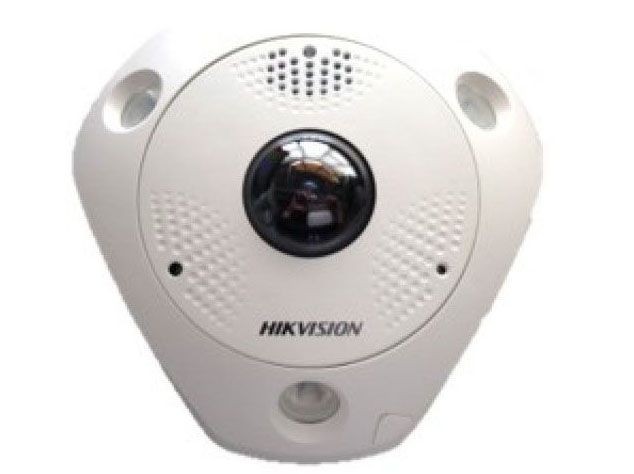 Hikvision DS-2CD63C5G0-IVS 12 Мп fisheye IP-камера с ИК-подсветкой до 15 м