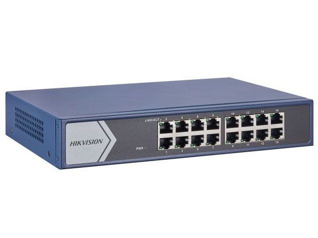 Hikvision DS-3E1516-EI Интеллектуальный управляемый коммутатор с 16 x Gigabit-оптоволоконными портами